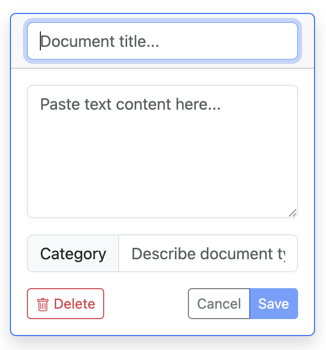 Empty document